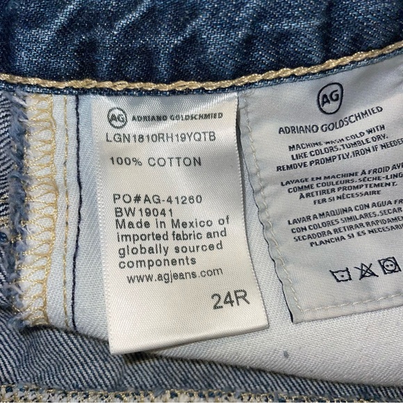 AG the brin ex boyfriend cut off distressed short size 24R - Picture 9 of 12